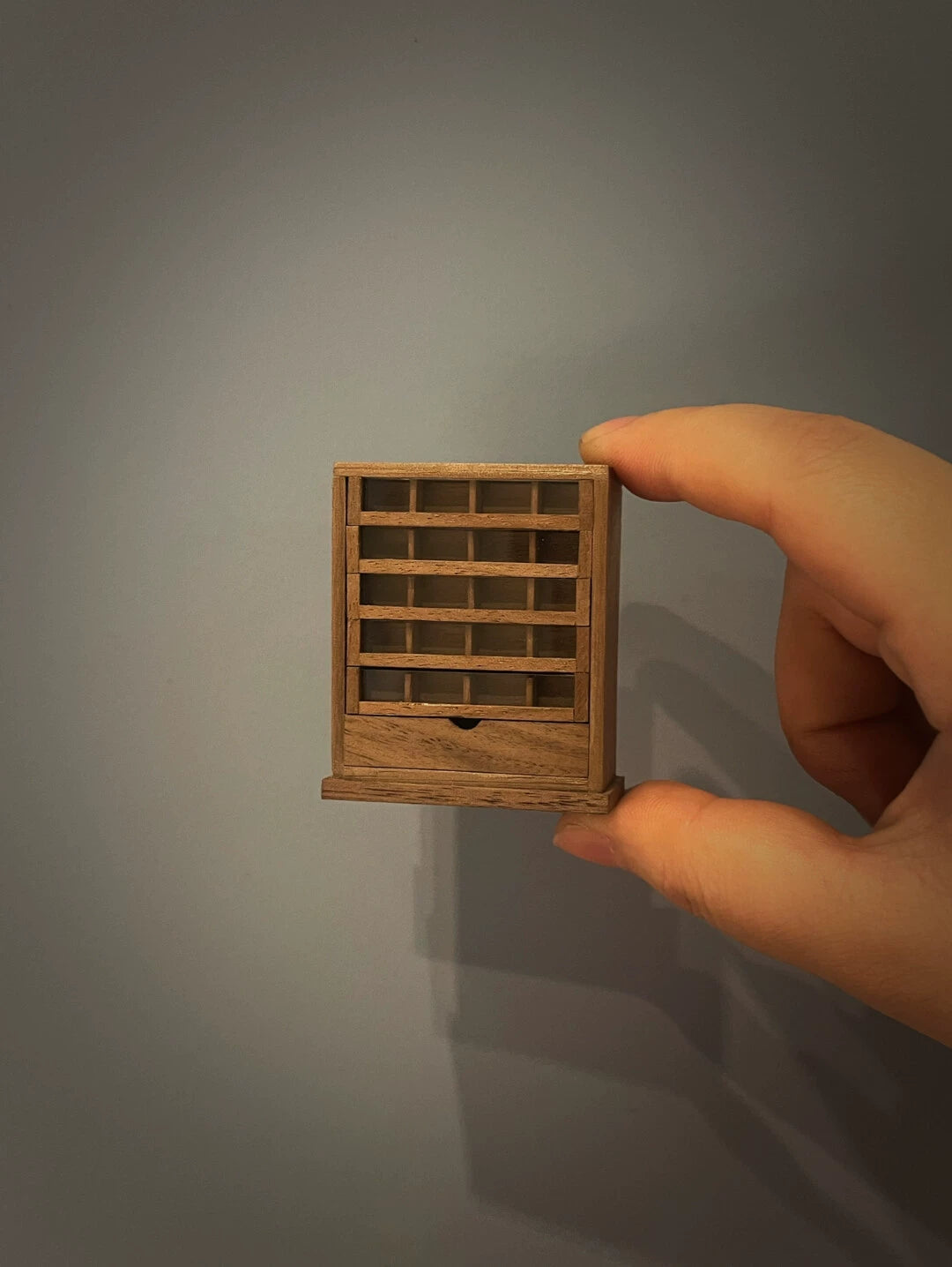 Mueble de madera en miniatura para casa de muñecas Blythe OB11 a escala 1:6