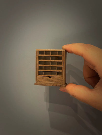 Mueble de madera en miniatura para casa de muñecas Blythe OB11 a escala 1:6
