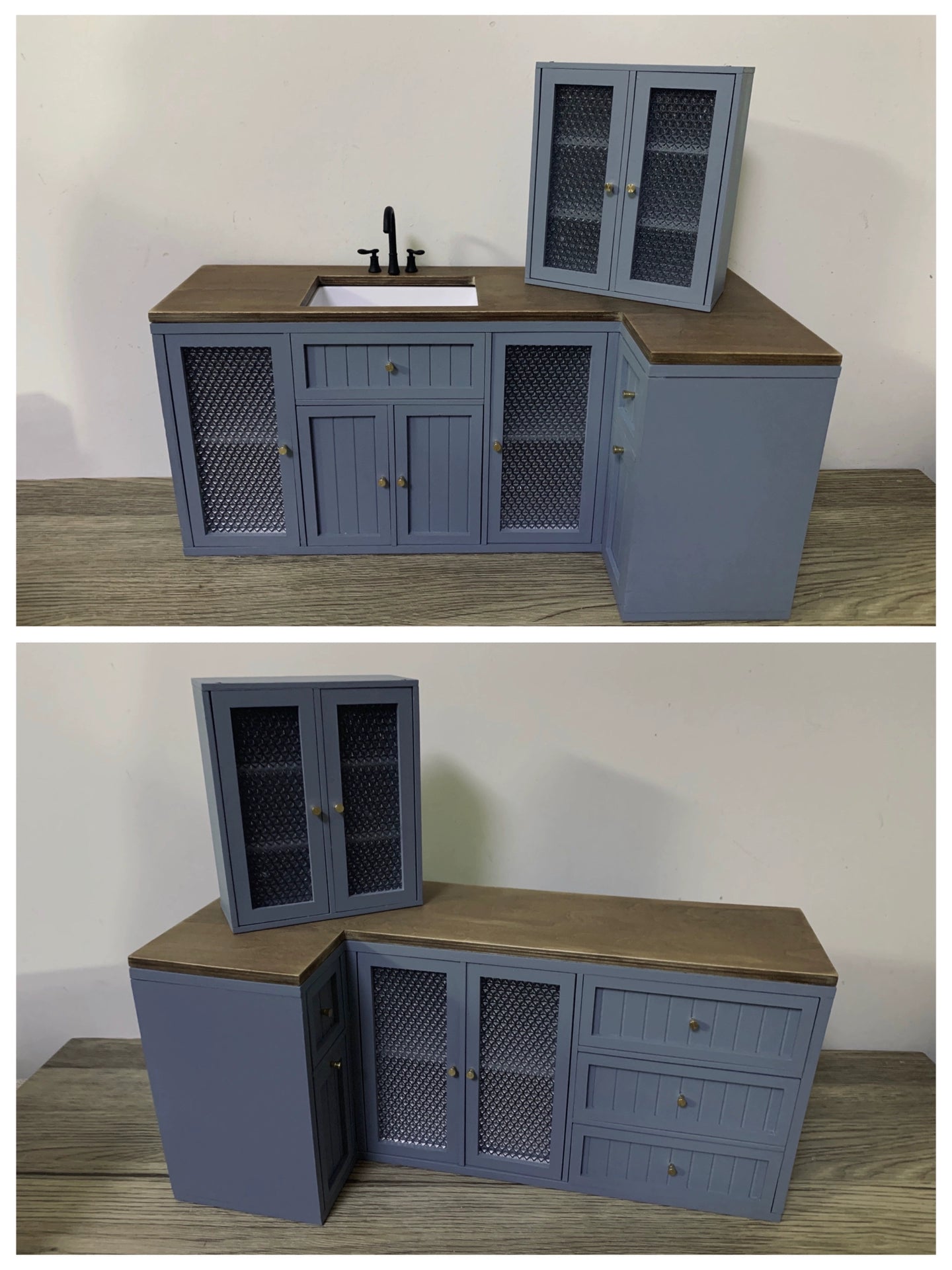 1:6 Scale Nordic Retro Miniature Furniture For Blythe Dolls OB11 Custom Handmade