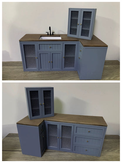 1:6 Scale Nordic Retro Miniature Furniture For Blythe Dolls OB11 Custom Handmade