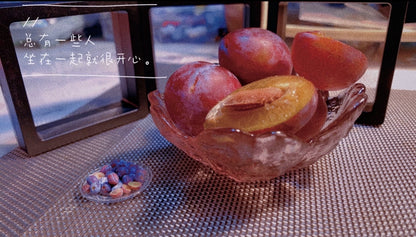 1:12 Scale Soft Clay Miniature Plums For BJD OB11 Dollhouse Accessories