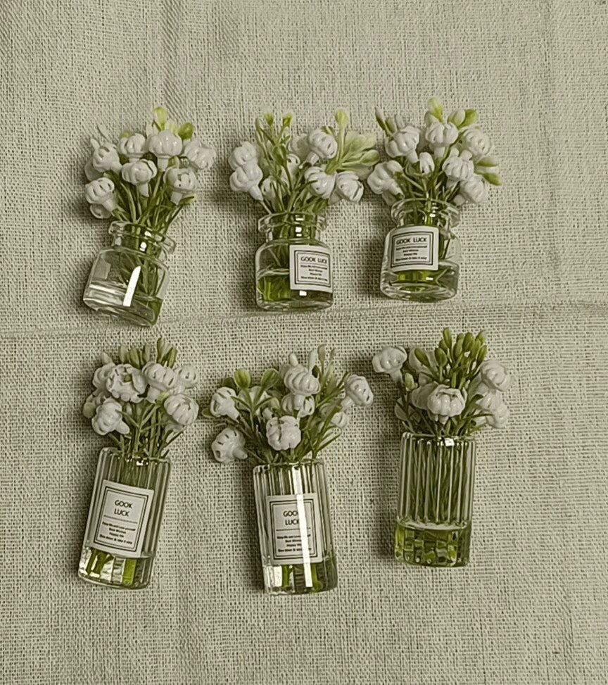 1:6 Scale 1:12 Scale Blythe BJD Miniature Jasmine Flower Vase Dollhouse Decor