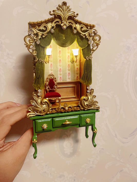 1:6 Scale Miniature Dollhouse Furniture Set Vintage Theater Decor Blythe Doll Accessories