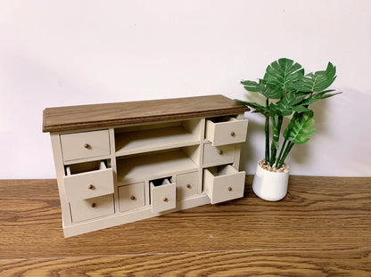 1:6 Scale Wooden Cabinet Dollhouse Furniture Miniature Bookcase TV Stand Kitchen Island Display Shelf For Blythe Dolls