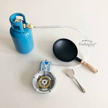 Accessoires miniatures pour maison de poupée, échelle 1:12, réservoir d'essence, meubles miniatures