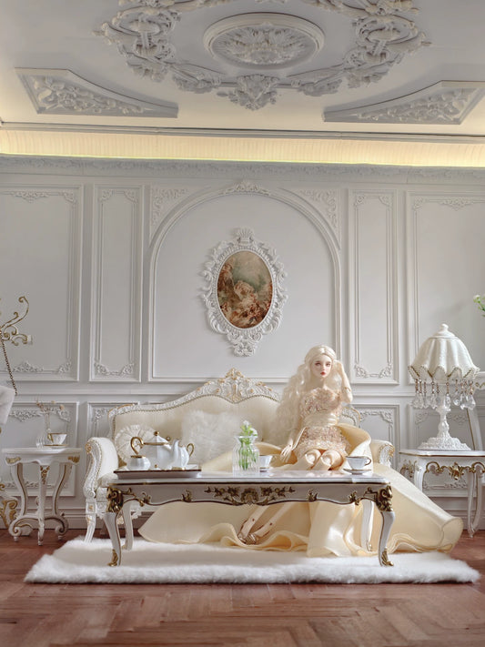 Meubles miniatures de maison de poupée à l'échelle 1:6, style européen, pour poupées BJD et Blythe