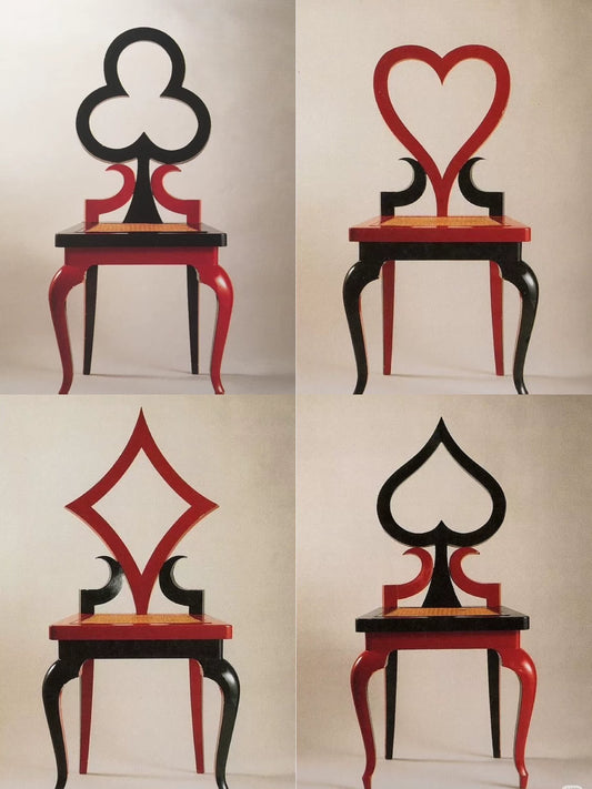 Silla de póquer en miniatura a escala 1:12, muebles para casa de muñecas hechos a mano