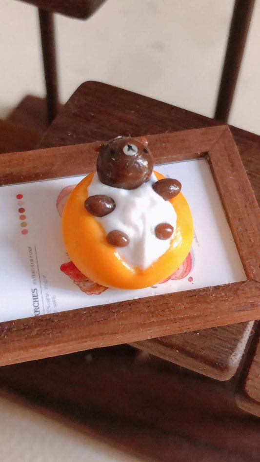 Pâtisserie miniature à l'échelle 1:12, maison de poupée, série de dessins animés, nourriture en argile miniature