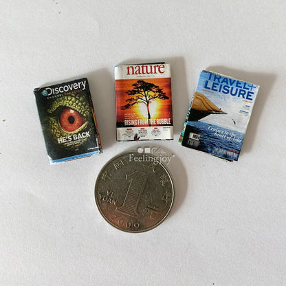 Ensemble de livres et magazines miniatures à l'échelle 1:6 pour maison de poupée BJD, accessoires sur le thème d'Harry Potter