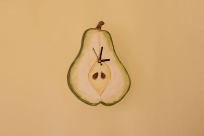 1:12 Scale Handmade Pear Shaped Miniature Clock For Dollhouse