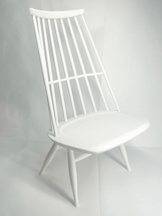 Chaise à dossier haut Windsor pour maison de poupée à l'échelle 1:6, meubles miniatures