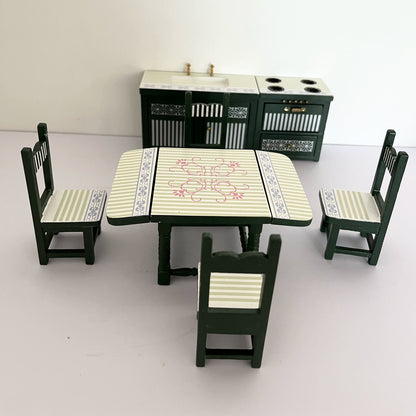 Casa de muñecas en miniatura OB11 a escala 1:12, muebles de madera, conjunto de sala de estar para casa de muñecas en miniatura GSC