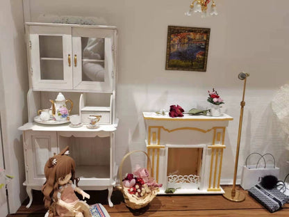 Mueble de madera en miniatura para casa de muñecas BJD Blythe a escala 1:6