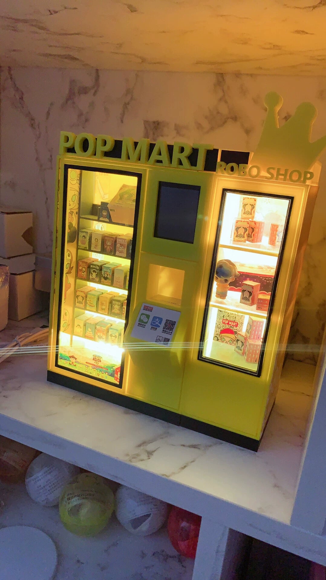 1:12 Scale Miniature Bubble Mart Blind Box Machine Dollhouse Accessory