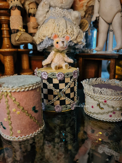 1:12 Scale Miniature Circus Stage Display Base Dollhouse Accessory