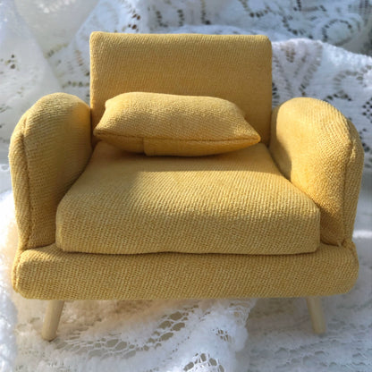 1:6 Scale Nordic Style Sofa With Pillow For Blythe Doll BJD Miniature Furniture
