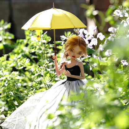 Parapluie miniature pour poupée BJD, échelle 1:6, accessoire pour maison de poupée Blythe Momoko, meubles miniatures