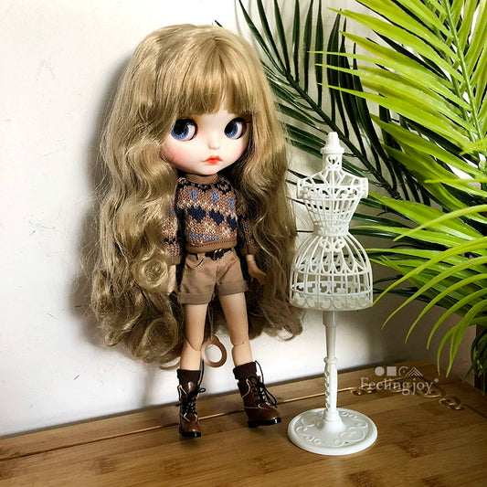 Accessoires de poupée BJD échelle 1:6, meubles miniatures, modèle en plastique, cintre