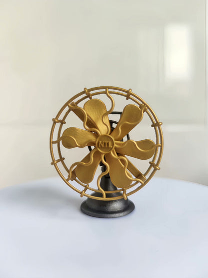 Ventilateur électrique miniature antique à l'échelle 1:6, accessoire pour maison de poupée
