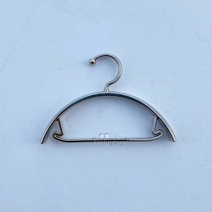 Accesorios para muñecas BJD a escala 1:12 y 1:6, modelo de percha de ropa de aleación en miniatura Blythe Ob11, bricolaje