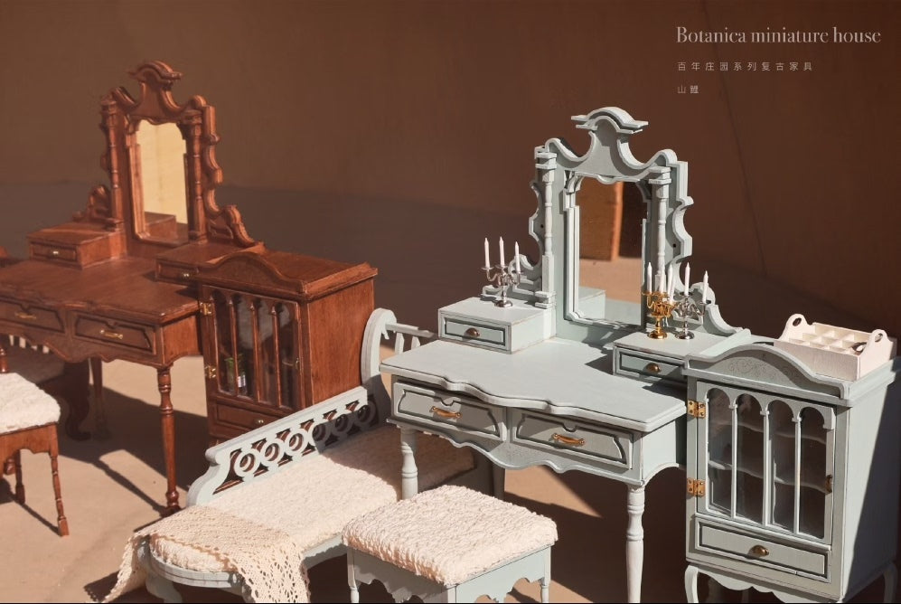 1:12 Scale Vintage Manor Furniture Miniature Dollhouse Set Handmade