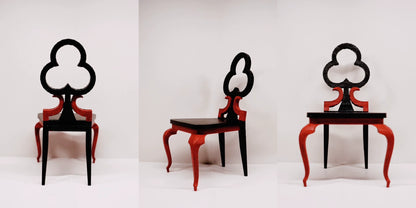 1:12 Scale Miniature Poker Chair Dollhouse Furniture Handmade