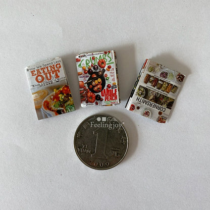 Ensemble de livres et magazines miniatures à l'échelle 1:6 pour maison de poupée BJD, accessoires sur le thème d'Harry Potter