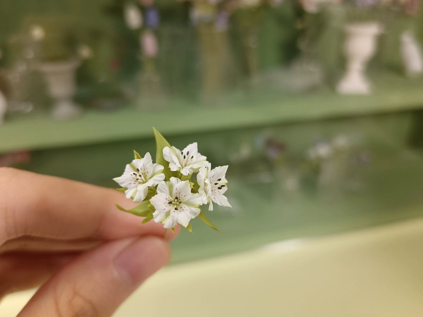 1:6 Scale Miniature Clay Flower BJD Doll Accessory Blythe Doll Decoration