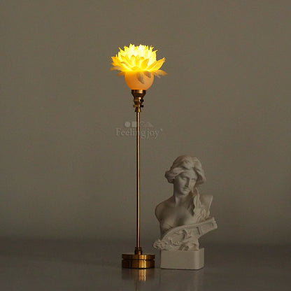 1:12 Scale Miniature Dollhouse Furniture BJD OB11 Toy Accessories Feeling Floor Lamp Miniature Scene Model
