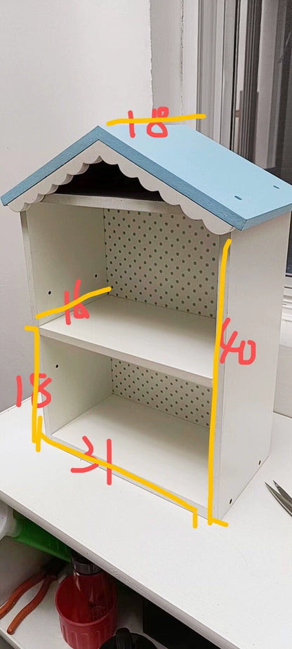 1:12 Scale Two Story Dollhouse Miniature Furniture For Ob11 Dolls