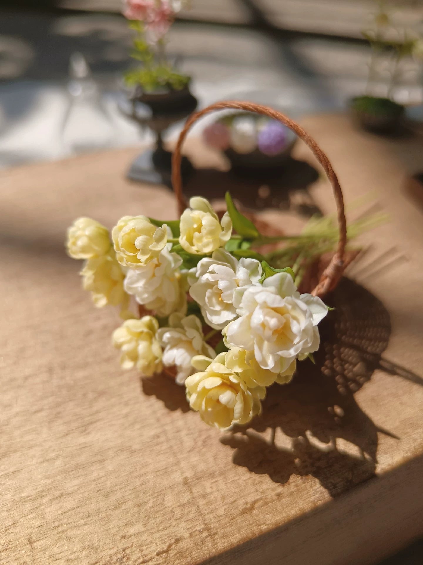 1:6 Scale Miniature Clay Tulip Flower BJD Doll Blythe Accessory