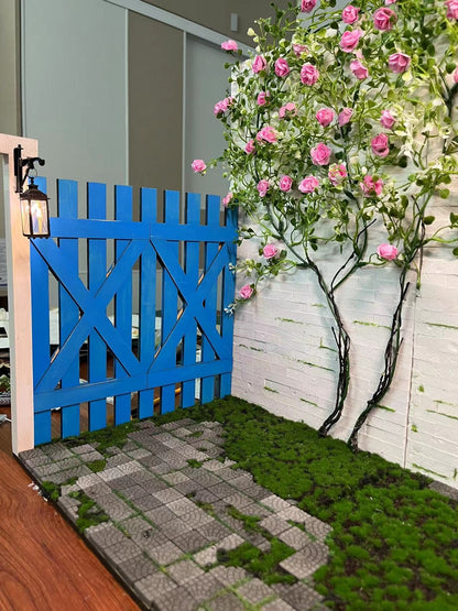 1:6 Scale Miniature Dollhouse Brick Wall Background Photography Scene