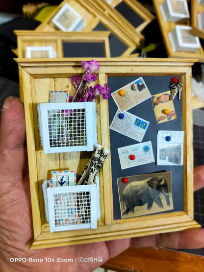 1:6 Scale Miniature Blackboard Creative Dollhouse Props For Blythe BJD Dolls