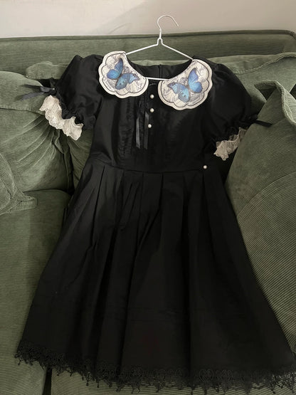 Vestido Lolita de algodón Moon River, talla M