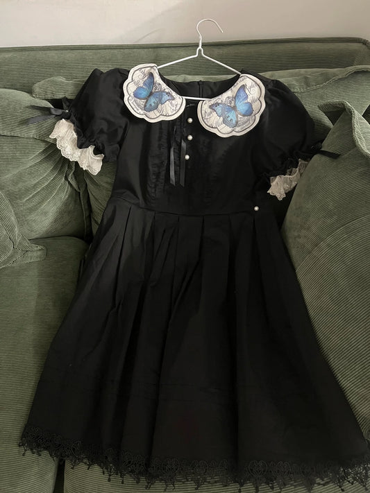 Vestido Lolita de algodón Moon River, talla M
