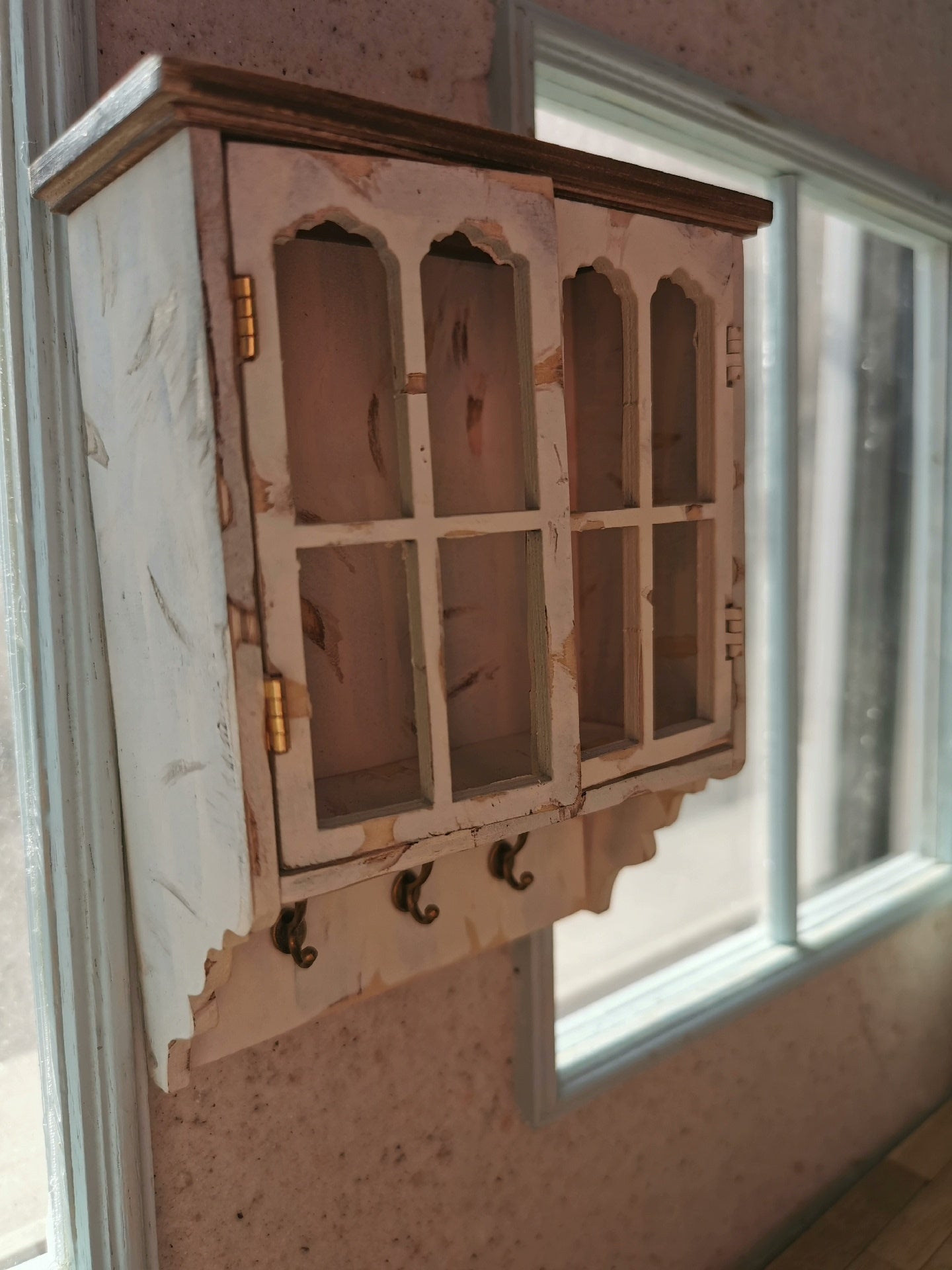 1:6 Scale Miniature Wall Mounted Shelf Vintage Dollhouse Furniture For Blythe And BJD Dolls