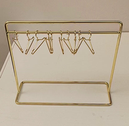 1:12 Scale 1:6 Scale Iron Clothes Hanger Miniature Dollhouse Furniture For BJD OB11 OB22 OB24 Doll Clothes