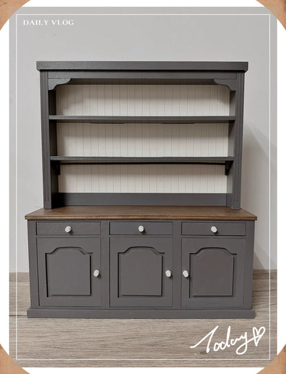 1:6 Scale Wooden Cabinet Sideboard Miniature Dollhouse Furniture For Blythe BJD Dolls