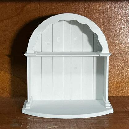 Mueble de casa de muñecas en miniatura de madera a escala 1:6, modelo blanco impreso en 3D