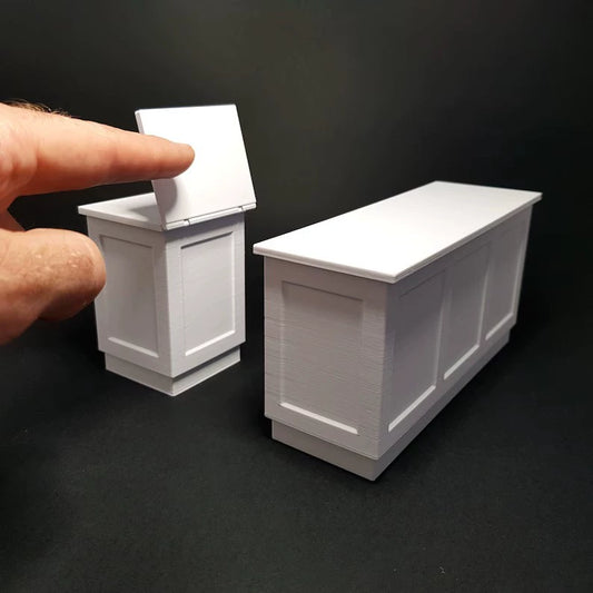 1:12 Scale Miniature Dollhouse Shop Counter Miniature Furniture
