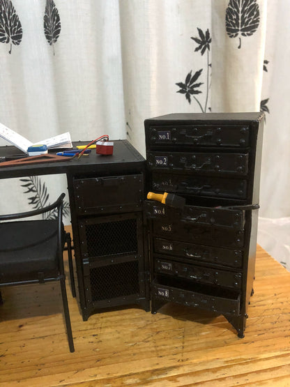 1:6 Scale Industrial Style Miniature Furniture For Blythe BJD Dollhouse