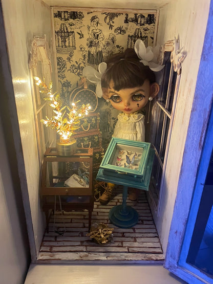Lampe de table miniature à l'échelle 1:6, meuble pour maison de poupée Blythe