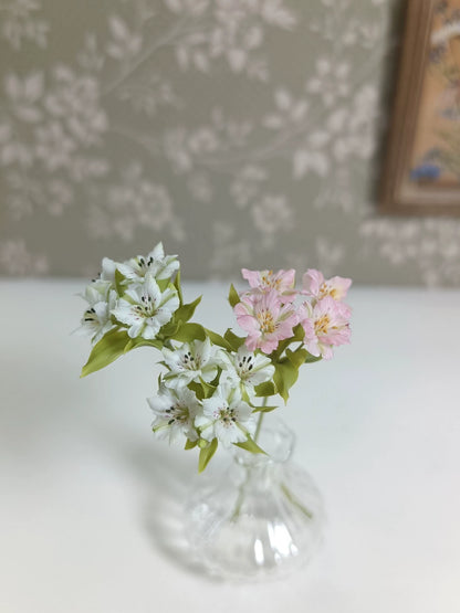 1:6 Scale Miniature Clay Flower BJD Doll Accessory Blythe Doll Decoration