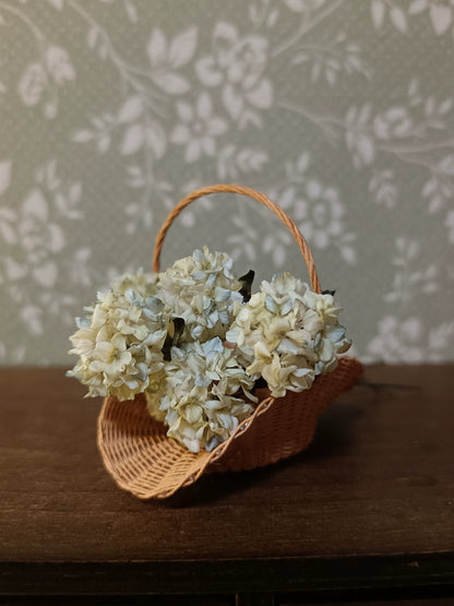 1:6 Scale Miniature Dried Hydrangea Clay Flower BJD Dollhouse Decor Blythe Accessory