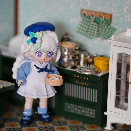Maison de poupée miniature à l'échelle 1:12, cuisine, salle à manger, accessoires de meubles miniatures pour poupées en argile Ob11 GSC