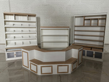 Juego de muebles de juguete para casa de muñecas en miniatura a escala 1:12