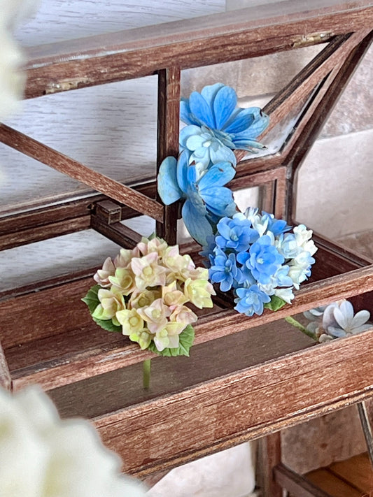 1:6 Scale Miniature Hydrangea Flowers For Blythe Dollhouse Decor