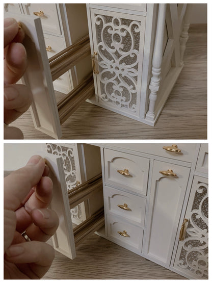 1:6 Scale Miniature Nordic Retro Milk Candy Handmade Furniture For Blythe Dolls OB11