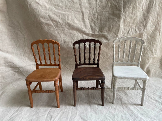 1:6 Scale Miniature Chair Dollhouse Furniture