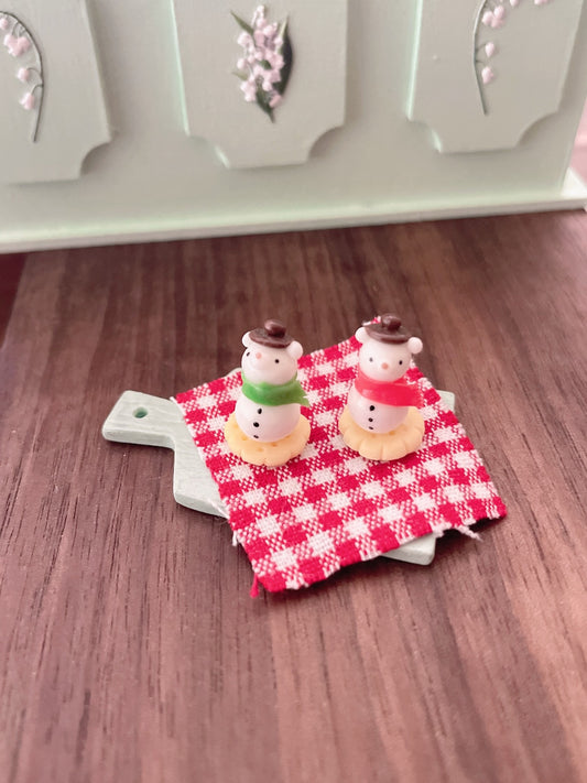 Maison de poupée miniature à l'échelle 1:12 avec meubles en argile